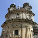 Capela da Virxe Peregrina - svatyně z r. 1778 zasvěcená patronce provincie Pontevedra. Půdorys je ve tvaru mušle, symbolu Svatojakubské poutě. Pontevedra, 15.9.